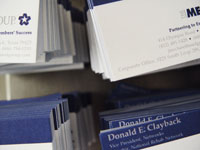 Trimmed Business Cards Trimmed Business Cards