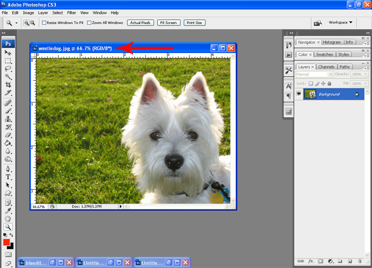 Adjust Color Mode Step 1